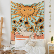 Load image into Gallery viewer, Tapestry Home Decor Wall Hanging Living Bed room Tablecloth Bohemia Tarot Sun