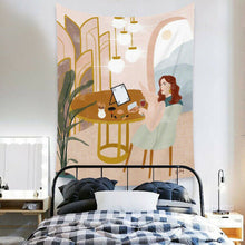 Load image into Gallery viewer, Tapestry Home Decor Wall Hanging Living Bed room Tablecloth Life Natural Chic