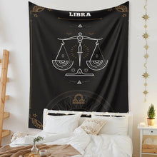 Load image into Gallery viewer, Tapestry Home Decor Wall Hanging Living Bed room Tablecloth Zodiac Libra bohemia