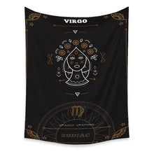 Load image into Gallery viewer, Tapestry Home Decor Wall Hanging Living Bed room Tablecloth Zodiac Virgo bohemia