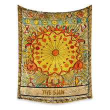 Load image into Gallery viewer, Tapestry Home Decor Wall Hanging Living Bed room Tablecloth Tarot Card The Sun