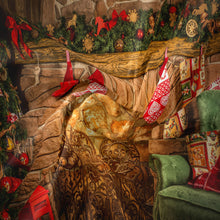 Load image into Gallery viewer, Tapestry Home Decor Wall Hanging Living Room Bedroom Christmas Santa Fireplace