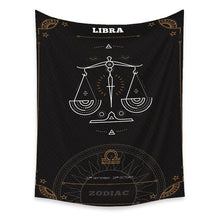 Load image into Gallery viewer, Tapestry Home Decor Wall Hanging Living Bed room Tablecloth Zodiac Libra bohemia