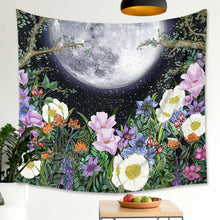 Load image into Gallery viewer, Tapestry Home Decor Wall Hanging Living Room Bedroom Tablecloth Moon Flora Star
