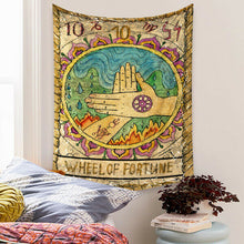 Load image into Gallery viewer, Tapestry Home Decor Wall Hanging Living Bed room Tablecloth Tarot Wheel Fortune