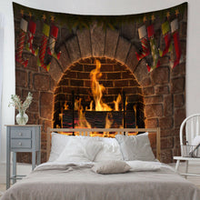 Load image into Gallery viewer, Tapestry Home Decor Wall Hanging Living Room Bedroom Christmas Fireplace Gift