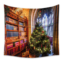 Load image into Gallery viewer, Tapestry Home Decor Wall Hanging Living Room Bedroom Christmas Tree bookshelf