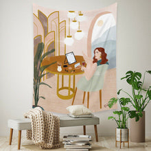 Load image into Gallery viewer, Tapestry Home Decor Wall Hanging Living Bed room Tablecloth Life Natural Chic