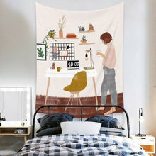 Load image into Gallery viewer, Tapestry Home Decor Wall Hanging Living Bed room Tablecloth Life Natural Chic