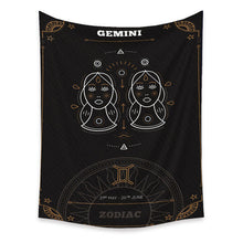Load image into Gallery viewer, Tapestry Home Decor Wall Hanging Living Bed room Tablecloth Zodiac Gemini