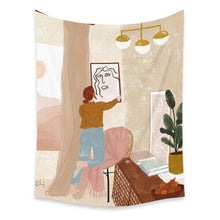 Load image into Gallery viewer, Tapestry Home Decor Wall Hanging Living Bed room Tablecloth Life Natural Chic
