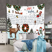 Load image into Gallery viewer, Tapestry Home Decor Wall Hanging Living Room Bedroom Christmas Deer Santa Gift