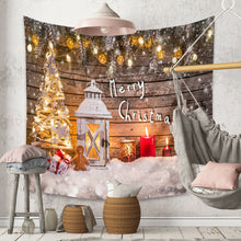 Load image into Gallery viewer, Tapestry Home Decor Wall Hanging Living Room Bedroom Christmas Gift Snow Candle