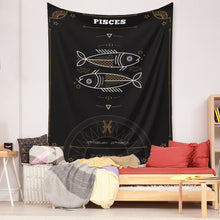 Load image into Gallery viewer, Tapestry Home Decor Wall Hanging Living Bed room Tablecloth Zodiac Pisces Hippie
