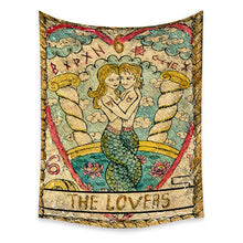 Load image into Gallery viewer, Tapestry Home Decor Wall Hanging Living Bed room Tablecloth Tarot Card Lovers