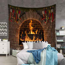 Load image into Gallery viewer, Tapestry Home Decor Wall Hanging Living Room Bedroom Christmas Fireplace Gift
