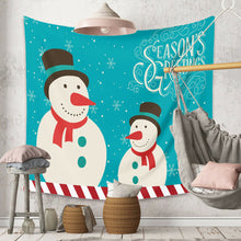 Load image into Gallery viewer, Tapestry Home Decor Wall Hanging Living Room Bedroom Christmas Gift Snowman