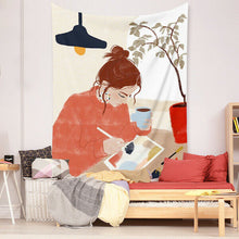 Load image into Gallery viewer, Tapestry Home Decor Wall Hanging Living Bed room Tablecloth Life Natural Chic