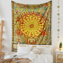 Load image into Gallery viewer, Tapestry Home Decor Wall Hanging Living Bed room Tablecloth Tarot Card The Sun