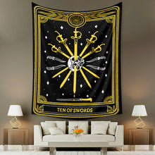 Load image into Gallery viewer, Tapestry Home Decor Wall Hanging Living Bed room Tablecloth Bohemia Tarot Swords