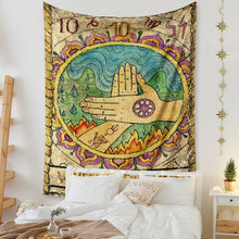 Load image into Gallery viewer, Tapestry Home Decor Wall Hanging Living Bed room Tablecloth Tarot Wheel Fortune