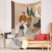 Load image into Gallery viewer, Tapestry Home Decor Wall Hanging Living Bed room Tablecloth Life Natural Chic