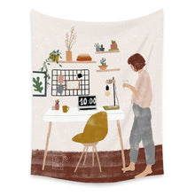 Load image into Gallery viewer, Tapestry Home Decor Wall Hanging Living Bed room Tablecloth Life Natural Chic