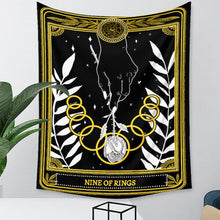 Load image into Gallery viewer, Tapestry Home Decor Wall Hanging Living Bed room Tablecloth Tarot Nine Rings