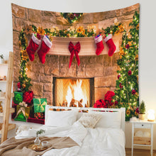 Load image into Gallery viewer, Tapestry Home Decor Wall Hanging Living Room Bedroom Christmas Fireplace Gift