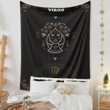 Load image into Gallery viewer, Tapestry Home Decor Wall Hanging Living Bed room Tablecloth Zodiac Virgo bohemia