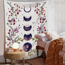 Load image into Gallery viewer, Tapestry Home Decor Wall Hanging Living Bed room Tablecloth Bohemia Moon flora