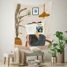 Load image into Gallery viewer, Tapestry Home Decor Wall Hanging Living Bed room Tablecloth Life Natural Chic