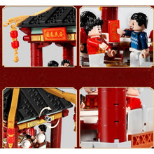 Load image into Gallery viewer, 701PCS MOC Chinese Lunar New Year Dinner Music Box Model Figure Toy Building Block Brick Gift Kids