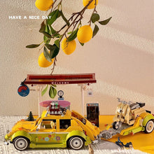 Load image into Gallery viewer, 1409PCS MOC Technic Pull Back Beetle Trailer Motorcycle Bike Camper Car Model Toy Building Block Brick Gift Kids Compatible Lego