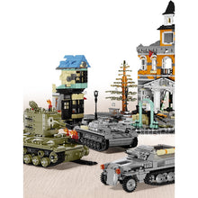 Load image into Gallery viewer, 3654PCS Military WW2 Barbarossa Project Scene Tank Sand Table Model Toy Display Building Block Brick Gift Kids