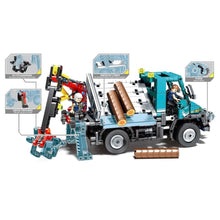 Load image into Gallery viewer, 910PCS MOC Technic City Unimog Logging Vehicle Truck Figure Model Toy Building Block Brick Gift Kids Compatible Lego