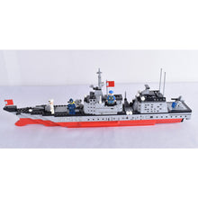 Load image into Gallery viewer, 563PCS Military WW2 PLA Renhai Class Type 055 Destroyer Battle Ship Figure Model Toy Building Block Brick Gift Kids