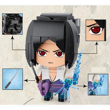 Load image into Gallery viewer, Uchiha Sasuke Naruto Cartoon Comic Mini Figure Minifigure Model Construction Action Toy Display Building Block Brick Educational Gift Set Kids