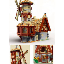 Load image into Gallery viewer, 2808PCS MOC City Town Medieval Windmill House Model Toy Building Block Brick Gift Kids Compatible Lego