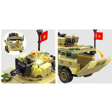 Load image into Gallery viewer, 404PCS MOC Military WW2 VN4 Wheeled Armored Vehicle Panzer Car Figure Model Toy Building Block Brick Gift Kids Compatible Lego