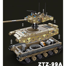 Load image into Gallery viewer, 1298PCS Military WW2 ZTZ-99A Main Battle Tank Model Toy Building Block Brick Gift Kids Compatible Lego
