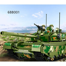 Load image into Gallery viewer, 1309PCS MOC Military Large 99A Main Battle Tank Figures Model Toy Building Block Brick Gift Kids