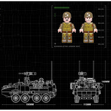 Load image into Gallery viewer, 549PCS Military M1126 APC Vehicle Figure Model Toy Building Block Brick Gift Kids