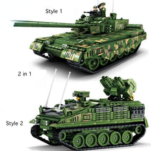 Load image into Gallery viewer, 1168PCS Military 2in1 Type 99 Main Battle Tank Armored Vehicle Figure Model Toy Building Block Brick Gift Kids Compatible Lego