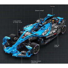 Load image into Gallery viewer, 1667PCS MOC Technic FE Formula E Racing Sports Car Model Toy Building Block Brick Gift Kids Compatible Lego