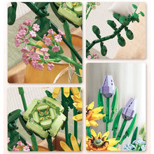 Load image into Gallery viewer, 975PCS Bouquet Flower Floral Model Toy Display Decoration Building Block Brick Gift Set