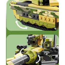 Load image into Gallery viewer, 429PCS Military WW2 T-90M Main Battle Tank Figure Model Toy Building Block Brick Gift Kids