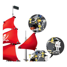 Load image into Gallery viewer, 1125PCS Pirates of the Caribbean Black Beard Ship Boat Model Figures Building Block Brick Toy Gift Set Kids New Compatible Lego