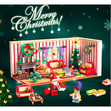 Load image into Gallery viewer, 1208PCS Christmas Santa Scene Room House Figures Model Building Block Brick Gift Set Kids New Compatible Lego