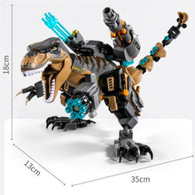 Load image into Gallery viewer, 610PCS MOC Dinosaur Chase Scene Figures Model Toy Building Block Brick Gift Kids